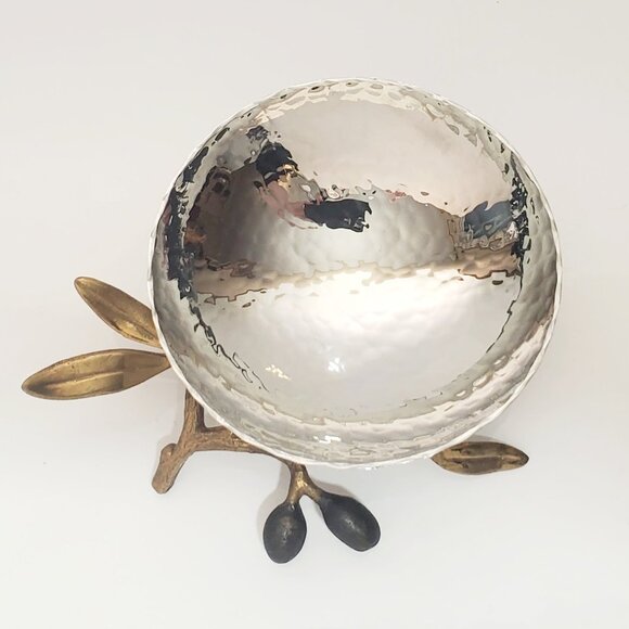 Vintage Michael Aram Olive Branch Dish – Elegant Sculptural Tableware - Picture 6 of 8